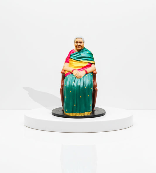 3D Miniature Couple  Half Body