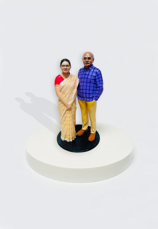 3D Miniature Couple Full Body